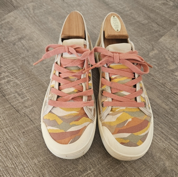 Keen Shoes - Women’s Elsa Lite Multicolor Canvas Lace Up Keen Sneakers Size 8.5